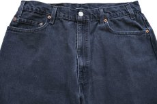 画像4: 00s Levi'sリーバイス 505 ブラック デニムパンツ フェード W36 L32 (4)