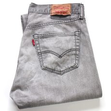 画像1: Levi'sリーバイス 501 USED加工 先染め グレー デニムパンツ W33 L34★SDP4592 (1)