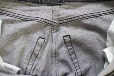 画像8: LEVI'Sリーバイス PREMIUM 501 BIGE USED加工 ストレッチ 先染め ブラック デニムパンツ カスタム W35★SDP4601 (8)