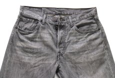 画像4: Levi'sリーバイス 501 USED加工 先染め グレー デニムパンツ W32 L32★SDP4591 (4)