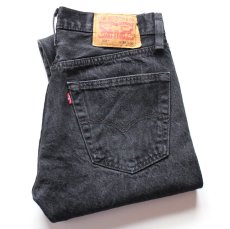 画像1: Levi'sリーバイス 501 ブラック デニムパンツ W31 L30★SDP4602 (1)