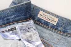 画像7: LEVI'Sリーバイス PREMIUM 501 '93 BIGE USED加工 ストレッチ デニムパンツ W32 L30★SDP4565 (7)