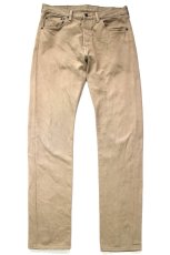 画像2: Levi'sリーバイス 501 後染め カラーデニムパンツ カーキ W32 L34★SDP4590 (2)