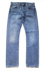 画像2: トルコ製 Levi'sリーバイス 501 USED加工 デニムパンツ W31 L32★SDP4570 ユーロ (2)