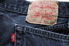 画像5: 00s メキシコ製 Levi'sリーバイス 501 ブラック デニムパンツ W34★SDP4606 (5)