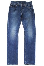 画像2: LEVI'Sリーバイス PREMIUM 501 BIGE USED加工 ストレッチ デニムパンツ W29 L32★SDP4581 (2)