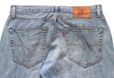 画像5: LEVI'Sリーバイス PREMIUM 501 '93 BIGE USED加工 ストレッチ デニムパンツ W32 L30★SDP4565 (5)