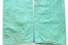 画像7: Levi'sリーバイス 501 カラーデニムパンツ ライトグリーン W32★SDP4599 (7)