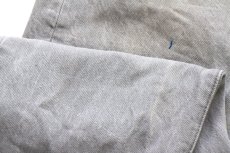 画像7: Levi'sリーバイス 501 ダメージ 先染め グレー デニムパンツ W33★SDP4593 (7)