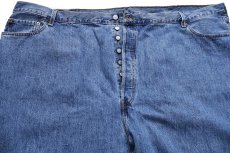画像4: 00s メキシコ製 Levi'sリーバイス 501 デニムパンツ W56 L30★SDP4482 超特大 (4)