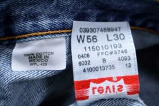 画像6: 00s メキシコ製 Levi'sリーバイス 501 デニムパンツ W56 L30★SDP4482 超特大 (6)