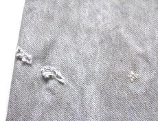 画像8: Levi'sリーバイス 501 ダメージ 先染め グレー デニムパンツ W33★SDP4593 (8)