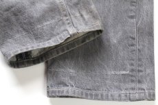 画像6: Levi'sリーバイス 501 先染め グレー デニムパンツ W32★SDP4594 (6)