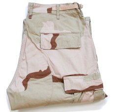 画像1: 00s 米軍 U.S.ARMY デザートカモ BDU カーゴパンツ M-R (1)