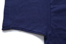 画像6: 90s USA製 EXLIGHT アメフト コットンTシャツ 紺 XL (6)