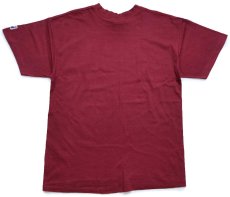 画像3: 90s USA製 LOGO7 NFL REDSKINS インディアンヘッド アメフト コットンTシャツ バーガンディ L (3)