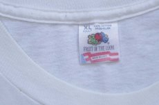 画像4: 90s USA製 THE LIVING DESERT 砂漠 サボテン コヨーテ アート コットンTシャツ 白 XL (4)