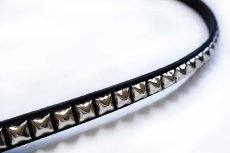 画像6: 新品★USA製 BRACKNEY LEATHER WORKS 1 PYRAMID スタッズ レザーベルト ブラック 34 (6)