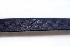 画像5: 新品★USA製 BRACKNEY LEATHER WORKS 1 PYRAMID スタッズ レザーベルト ブラック 34 (5)