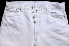 画像4: Levi'sリーバイス 501 ホワイト デニムパンツ W38 L34★SDP4587 (4)