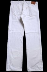 画像3: Levi'sリーバイス 501 ホワイト デニムパンツ W38 L34★SDP4587 (3)