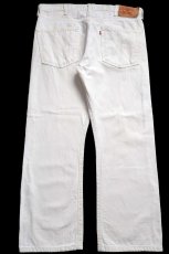 画像3: 00s Levi'sリーバイス 501 ホワイト デニムパンツ W38 L30★SDP4586 (3)