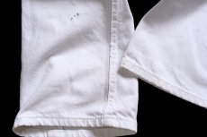 画像6: Levi'sリーバイス 501 ホワイト デニムパンツ W38 L34★SDP4587 (6)