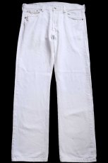 画像2: Levi'sリーバイス 501 ホワイト デニムパンツ W38 L34★SDP4587 (2)