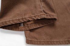 画像7: Dickiesディッキーズ ダック地 ペインターパンツ 焦げ茶 W34 L34★21 (7)