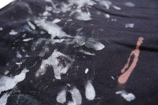 画像7: Dickiesディッキーズ ペンキ飛び&ダメージ ダック地 ペインターパンツ 黒 フェード W44★24 特大 (7)