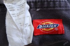 画像6: Dickiesディッキーズ ペンキ飛び&ダメージ ダック地 ペインターパンツ 黒 フェード W44★24 特大 (6)
