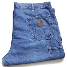 画像1: carharttカーハート デニム ペインターパンツ W44★特大 (1)