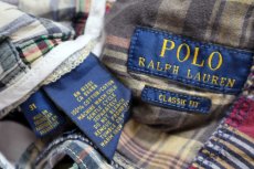画像5: ポロ ラルフローレン CLASSIC FIT India Madras マドラスチェック パッチワーク コットン ショートパンツ W31★インド綿 ショーツ (5)