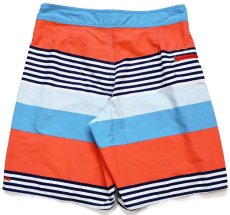 画像2: patagoniaパタゴニア Wavefarer Board Shorts ランダムボーダー ナイロン ボードショーツ FZCY W28★ショートパンツ (2)