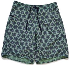 画像1: 00s patagoniaパタゴニア Wavefarer Board Shorts 総柄 ナイロン ボードショーツ CSG W32★ショートパンツ (1)