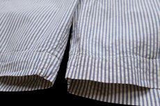 画像7: 00s ポロ ラルフローレン CLASSIC FIT ストライプ コットン シアサッカー ショートパンツ サックス×アイボリー W35★ショーツ (7)