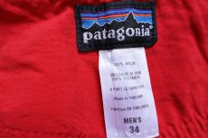 画像5: 00s patagoniaパタゴニア ワンポイント ナイロン ボードショーツ レッド W34★ショートパンツ (5)