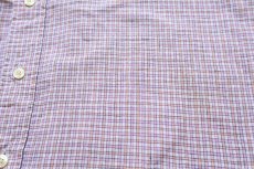 画像6: Brooks Brothersブルックスブラザーズ 346 チェック ボタンダウン 半袖 リネンシャツ L (6)