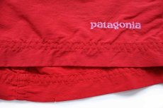 画像6: 00s patagoniaパタゴニア ワンポイント ナイロン ボードショーツ レッド W34★ショートパンツ (6)