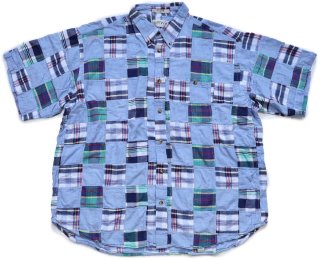 90s ORVISオービス コットンポプリン フィッシングシャツ クリーム M