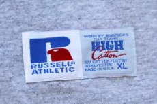 画像5: 90s USA製 RUSSELLラッセル 無地 コットン タンクトップ 杢グレー XL (5)