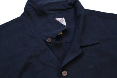 画像5: Hilo Hattie フラワー リーフ柄 オープンカラー シルク アロハシャツ 黒 L (5)