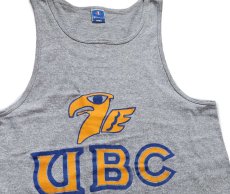 画像1: 90s カナダ製 Championチャンピオン UBC タンクトップ 杢グレー XL (1)