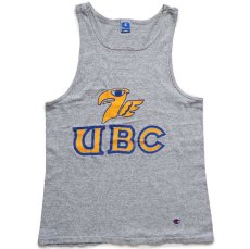 画像2: 90s カナダ製 Championチャンピオン UBC タンクトップ 杢グレー XL (2)