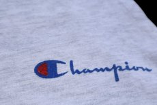 画像5: 90s USA製 Championチャンピオン ワンポイント スクリプト ロゴ タンクトップ 杢ライトグレー XL (5)