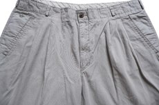 画像4: 90s USA製 DOCKERSドッカーズ ツータック スラックス コットンパンツ グレー W38 L30★Levi'sリーバイス (4)