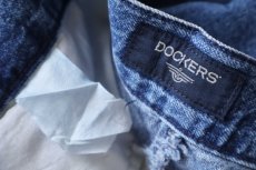 画像6: 00s DOCKERSドッカーズ ツータック スラックス デニムパンツ W37★B Levi'sリーバイス トラウザーズ (6)