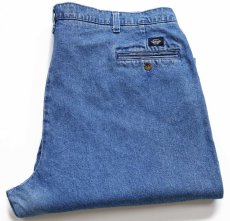 画像1: 90s DOCKERSドッカーズ ツータック スラックス デニムパンツ W42 L30★C Levi'sリーバイス トラウザーズ (1)