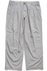 画像2: 90s USA製 DOCKERSドッカーズ ツータック スラックス コットンパンツ グレー W38 L30★Levi'sリーバイス (2)