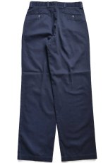 画像3: 00s DOCKERSドッカーズ ODYSSEY TWILL ツータック スラックス コットンパンツ 濃紺 W32 L32★Levi'sリーバイス (3)
